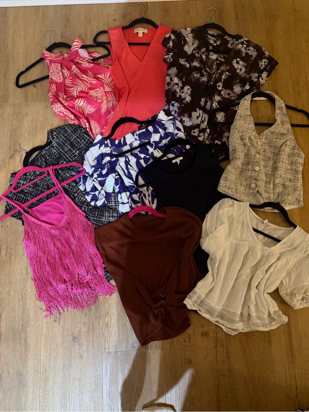 Lot of 10 ladies blouses/tops Michael Kors, Vera Wang, Maurice’s and more!